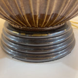 Frederick Cooper Fine Ceramic & Brass Base w/ Hand Painted Chinoiserie Shade TABLE LAMP 20Wx24.5H