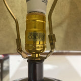 Frederick Cooper Fine Ceramic & Brass Base w/ Hand Painted Chinoiserie Shade TABLE LAMP 20Wx24.5H