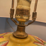 Tyndale - Cooper Connections Ceramic Base w/ Hand Painted Grapes & Red Shade TABLE LAMP 16Wx20H