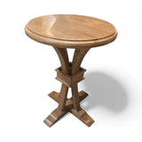 Round Oak END/SIDE TABLE 18d24h