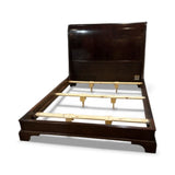 Henredon Queen Mahogany Low Sleigh Bed BEDS 66w86d56h