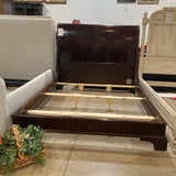 Henredon Queen Mahogany Low Sleigh Bed BEDS 66w86d56h