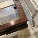 Henredon Queen Mahogany Low Sleigh Bed BEDS 66w86d56h