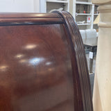 Henredon Queen Mahogany Low Sleigh Bed BEDS 66w86d56h