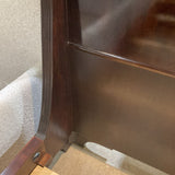 Henredon Queen Mahogany Low Sleigh Bed BEDS 66w86d56h