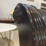 Henredon Queen Mahogany Low Sleigh Bed BEDS 66w86d56h