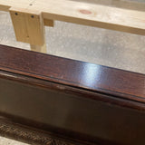 Henredon Queen Mahogany Low Sleigh Bed BEDS 66w86d56h