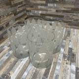 4pc Set Etched Christmas Glasses HOLIDAY ITEMS 3d4h