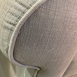 3pc U-Shape Fabric Rollarm SECTIONAL 136w90d36h