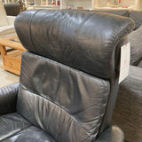 Stressless Ekornes Leather Recliner RECLINERS Black 34w25d39h