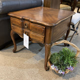Heritage French Provincial Single Drawer SIDE TABLE 24w28d22h