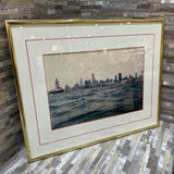 Framed Chicago Skyline ART WORK 20x16