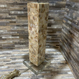 Pier 1 Pearl Mosaic Lamp TABLE LAMP 11d27h