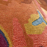 Harlequin Foresta Handtufted Wool & Viscose RUG Rosewood/Huckleberry 6'7"x9'2"