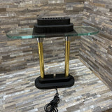 Vintage Sonneman Banker's Desk Lamp TABLE LAMP 17w5d15h