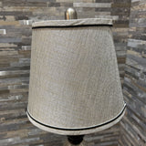 Mercury Glass Stack Ball w/ Metal Accents Lamp TABLE LAMP 10d27h