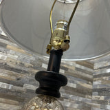 Mercury Glass Stack Ball w/ Metal Accents Lamp TABLE LAMP 10d27h