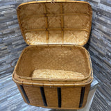 Handwoven Wicker Basket w/ Lid ACCESSORIES 20w14d14h