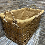 Wicker Storage Basket ACCESSORIES 22w16d16h