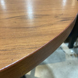Round Wood & Metal Bistro Table FURNITURE 31.5d30h
