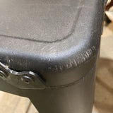 Industrial Modern Metal Counter Height BAR/COUNTER STOOL Black 19w16d39h