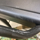 Industrial Modern Metal Counter Height BAR/COUNTER STOOL Black 19w16d39h