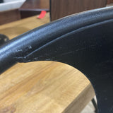 Industrial Modern Metal Counter Height BAR/COUNTER STOOL Black 19w16d39h