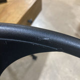 Industrial Modern Metal Counter Height BAR/COUNTER STOOL Black 19w16d39h