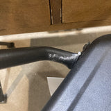 Industrial Modern Metal Counter Height BAR/COUNTER STOOL Black 19w16d39h