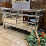 Willa Arlo Interiors Ake Mirrored 6-Drawer DRESSERS/CHESTS 60w20d34h