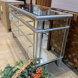 Willa Arlo Interiors Ake Mirrored 6-Drawer DRESSERS/CHESTS 60w20d34h