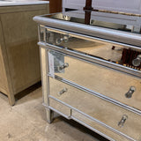 Willa Arlo Interiors Ake Mirrored 6-Drawer DRESSERS/CHESTS 60w20d34h