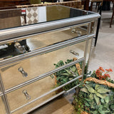 Willa Arlo Interiors Ake Mirrored 6-Drawer DRESSERS/CHESTS 60w20d34h