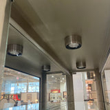 Pulaski Wide Hardwood Aged Silver Curio Display Cabinet CABINET 46w14d82h