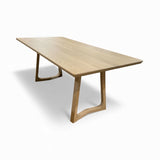 Lulu and Georgia Ivar White Oak DINING TABLE 76w36d29.5h