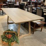 Lulu and Georgia Ivar White Oak DINING TABLE 76w36d29.5h
