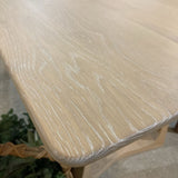 Lulu and Georgia Ivar White Oak DINING TABLE 76w36d29.5h