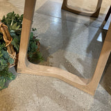 Lulu and Georgia Ivar White Oak DINING TABLE 76w36d29.5h