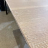 Lulu and Georgia Ivar White Oak DINING TABLE 76w36d29.5h