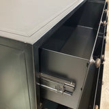 Four Hands Belmont Industrial 12-Drawer DRESSERS/CHESTS Black 85w20d38.5h