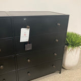 Four Hands Belmont Industrial 12-Drawer DRESSERS/CHESTS Black 85w20d38.5h