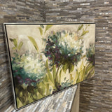 Framed Abstract Floral Print On Canvas ART WORK 37x25