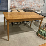 MCM Rectangular Solid Wood Table FURNITURE 58.5w29d32.5h