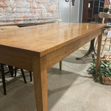 MCM Rectangular Solid Wood Table FURNITURE 58.5w29d32.5h