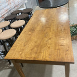 MCM Rectangular Solid Wood Table FURNITURE 58.5w29d32.5h