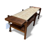 The Citizenry San Pedro Handcrafted Woven BENCH 60w19d18.5h
