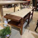 The Citizenry San Pedro Handcrafted Woven BENCH 60w19d18.5h