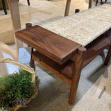 The Citizenry San Pedro Handcrafted Woven BENCH 60w19d18.5h