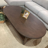 Lulu and Georgia Charnes Oval COFFEE/COCKTAIL TABLE 65w35d17h
