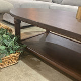 Lulu and Georgia Charnes Oval COFFEE/COCKTAIL TABLE 65w35d17h